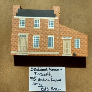 Stoddard Home and Tinsmith _  Nauvoo, IL _ 1995 _ Cat's Meow Village